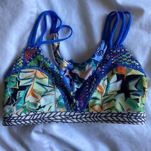 Reversible Maaji Floral Swim Cross Back Top